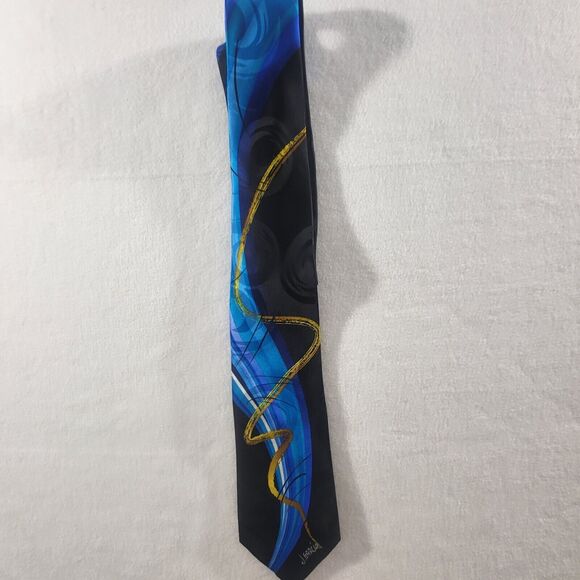 Men's Jerry Garcia Designer Abstract Pattern Necktie  Special Edition Tie - Picture 1 of 9